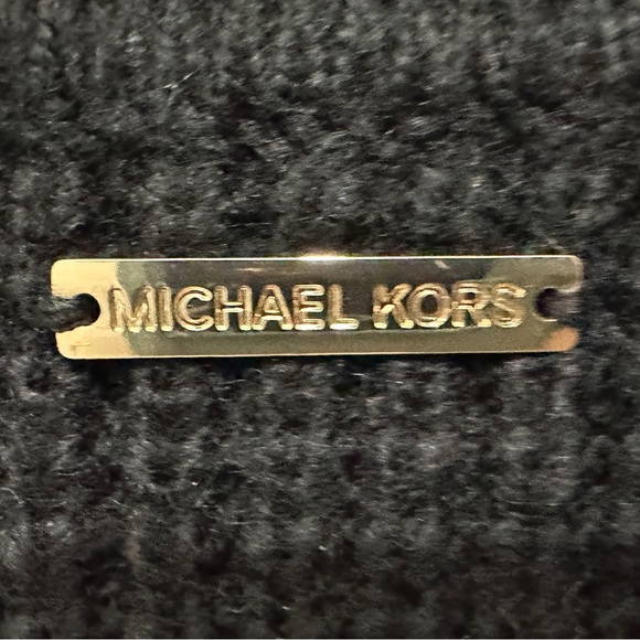 194 Michael Kors | NWOT Black Fringe Knit Sweater (Size S ) - Picture 10 of 13